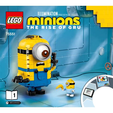 lego brick built minions   lair set  instructions brick owl lego marketplace