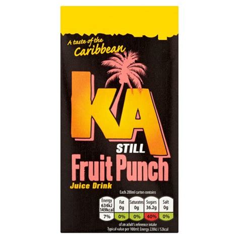 ka  fruit punch juice drink ml approved food