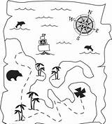 Treasure Coloring Map Pirate Great Kidsplaycolor Choose Board Kids sketch template