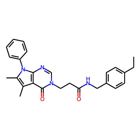 f656 0154 — chemdiv screening compound 3 {5 6 dimethyl 4 oxo 7 phenyl