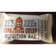zee zees cinnamon crisp nutrition bar calories nutrition analysis  fooducate
