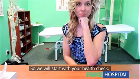 fake hospital doctor offers blonde a discount on new tits