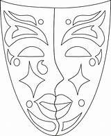 Maschere Veneziane Maschera Matite Segno Usate Dolcezza Vengono sketch template