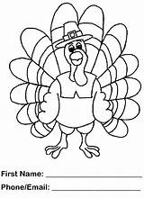 Thanksgiving Contest Coloring sketch template