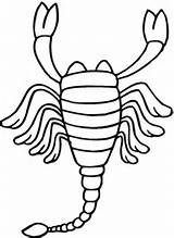 Scorpion Coloring Pages Scorpions Printable Color Drawing Clipart Version Click Categories Getdrawings sketch template