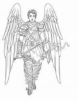 Coloring Pages Angel Warrior Adult Colouring Flower Kids Pokemon Fruit Castiel Fairy sketch template