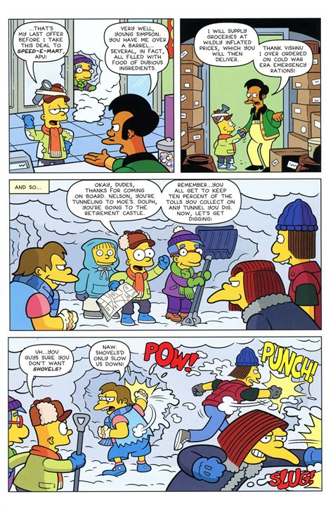 Read Online The Simpsons Winter Wingding Comic Issue 9