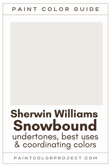 sherwin williams snowbound color palette complementary color