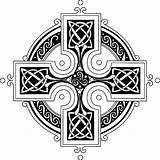 Celtic Cross Coloring Pages Identity Knot Template Rose Emblem Draw sketch template