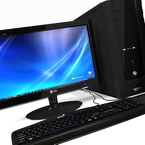 computer black desktop pc ds