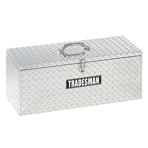 Tradesman 30 Inch Handheld Tool Box In Aluminum The Home Depot Canada