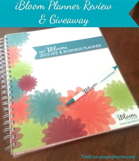 ibloom planner review  giveaway