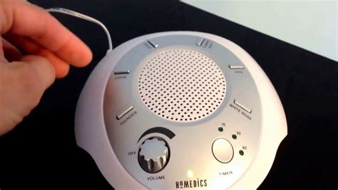 homedics portable sound machine review cheap   works youtube