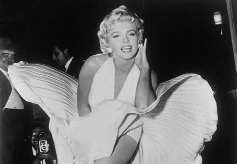 statue of marilyn monroe in steamy ‘seven year itch pose swiped from hollywood installation