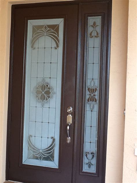 etched glass door welcomes florida thanksgiving guests krystal glass