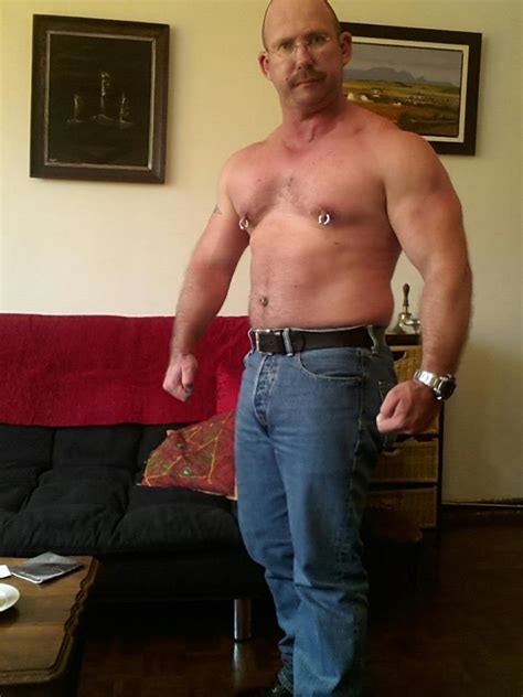 Fucken Hot Sexy Men Stache Muscle Bear