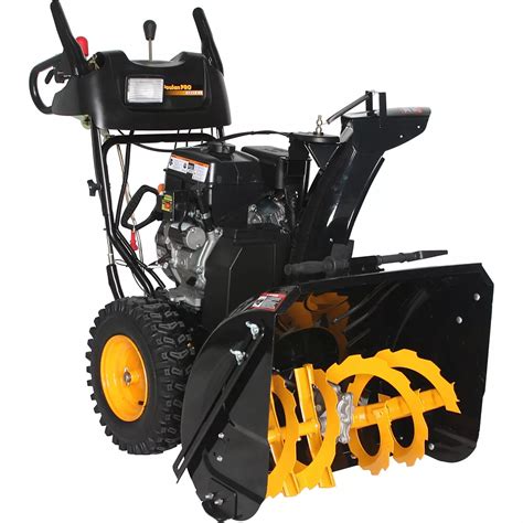 poulan pro cc lct engine electric snowblower    clearing width  home depot canada