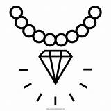 Diamantes Collares Joyas Ultracoloringpages sketch template