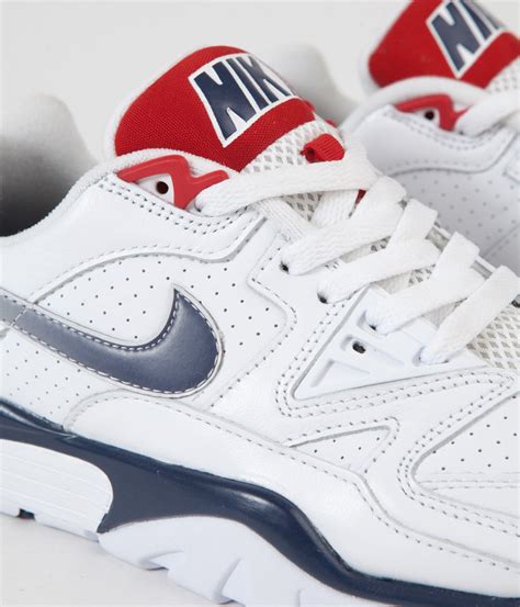 nike air cross trainer   shoes white midnight navy midnight   colour
