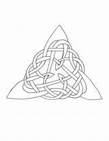 Celtic Triangle Deviantart sketch template