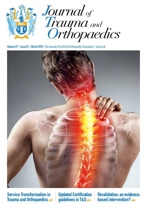 journal  trauma orthopaedics vol  iss   british orthopaedic