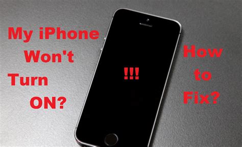 iphone    wont turn    fix