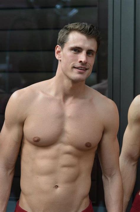 dailydrool model for the opening of an abercrombie and fitch flagship store handsome men