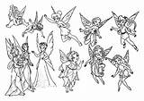 Coloring Tinkerbell Pages Friends Fairy Printable Fairies Disney Her Bell Tinker Kids Color Print Christmas Colouring Wings Secret Clipart Bestcoloringpagesforkids sketch template