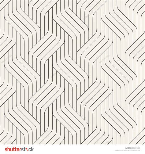 vector seamless pattern modern stylish texture geometric striped ornament monochrome linear
