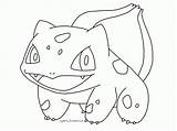 Bulbasaur Pokemon Coloring Pages Venusaur Lineart Colouring Color Clipart Printable Getcolorings Library Print Comments sketch template