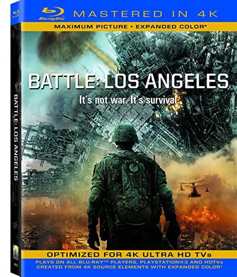 Battle Los Angeles Mastered In 4k Single Disc Blu Ray