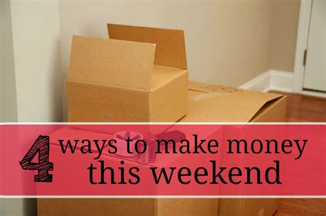 4 ways to earn extra money on the fly this weekend