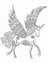 Unicorn Kleurplaat Kleurplaten Pagina Downloadbare Volwassen sketch template