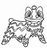 Chinese Coloring Year Lion Pages Dance Dragon Printable Kids Color Smile Years Happy Book Print Cartoon Holidays Bestcoloringpagesforkids Clipartmag Visit sketch template