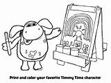 Timmy Time Coloring sketch template