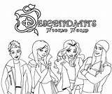 Pages Coloring Mal Evie Getcolorings Descendants Disney sketch template