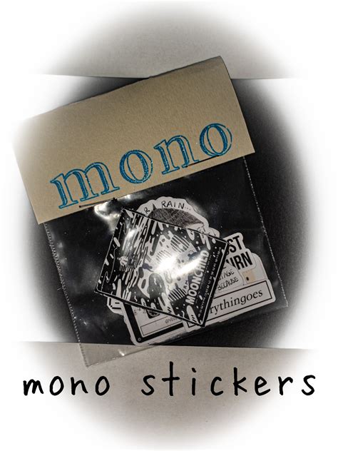 mono stickers etsy