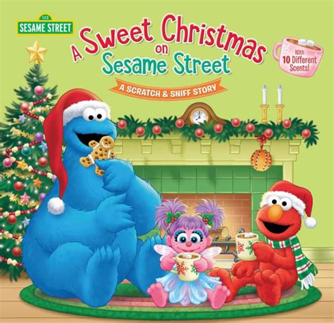 a sweet christmas on sesame street sesame street a scratch and sniff story by jodie shepherd