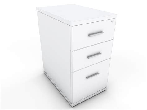 white desk high drawer unit icarus office furniture