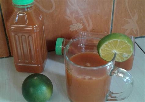 Langkah Mengolah Jus Wortel Jeruk Nipis Legit Resep Us