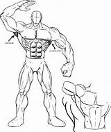 Muscle Drawing Muscles Arm Comics Getdrawings Layering Groups Down Nava Joshua Arts sketch template