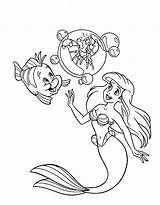 Mermaid Little Coloring Pages Disney Printable Pro Guetsbook Place Website sketch template