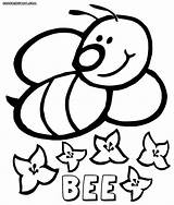 Bee Coloring Pages Kids Book Colorings Print Coloringway sketch template