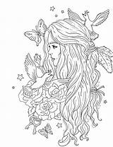 Prinsesse Tegninger Supercoloring Pixabay Colouring Prinsessen Sketsa Mewarnai Kleurplaten Nymphs Woodland Kasih Pemilik Ucapkan Terima Pada Kategorier Veselka Kaneva sketch template