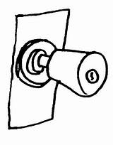 Knob Door Drawing Clipart Doorknob Getdrawings Clipartmag sketch template