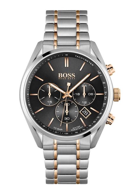 boss champion horloge hb zilver de bijenkorf
