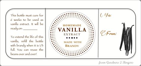 gardners  bergers homemade vanilla extract printable