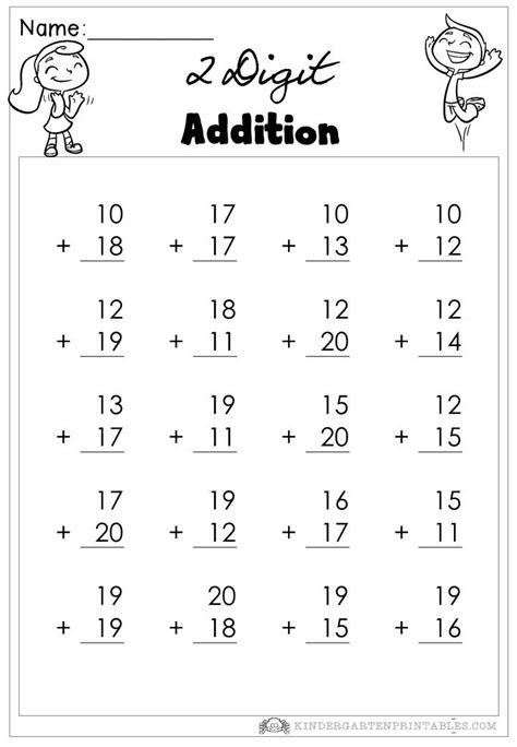 print    digit addition worksheets    home