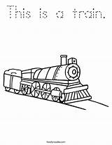 Train Coloring Choo Built California Usa sketch template
