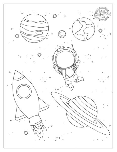 coloring pages stars  planets